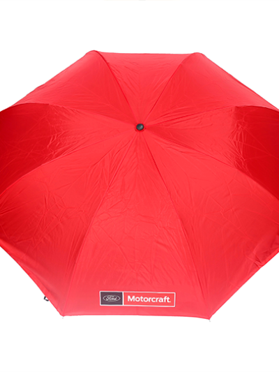 Paraguas rojo reversible